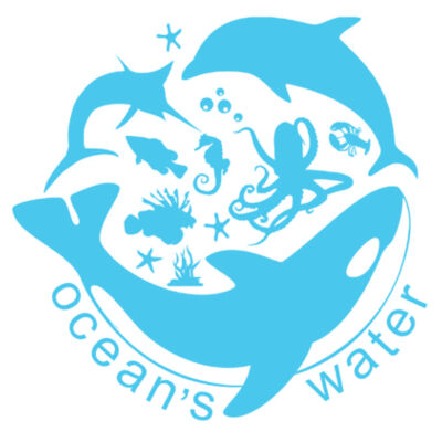 Ocean's Water Logo T-shirt Design